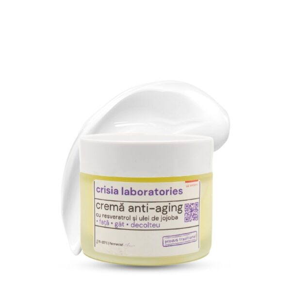 CREMA ANTI-AGING CU RESVERATROL SI ULEI DE JOJOBA - 50 ML