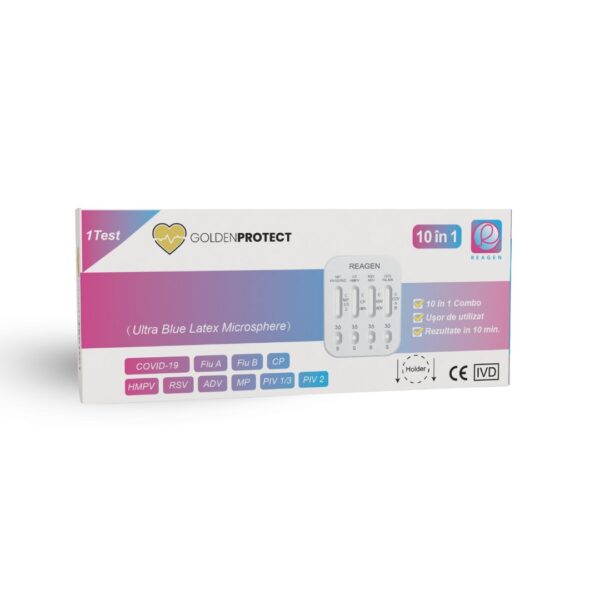 Test rapid 10 in 1 infectii respiratorii inclusiv HMPV